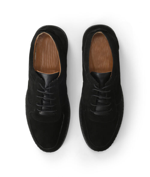 Tyler Men's Black Suede Leather Sneaker