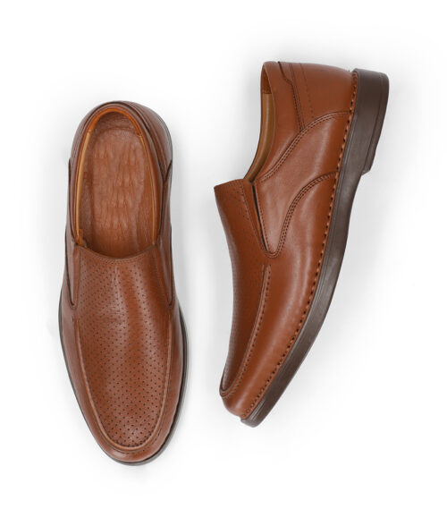 Grant Mens Brown Leather Loafer