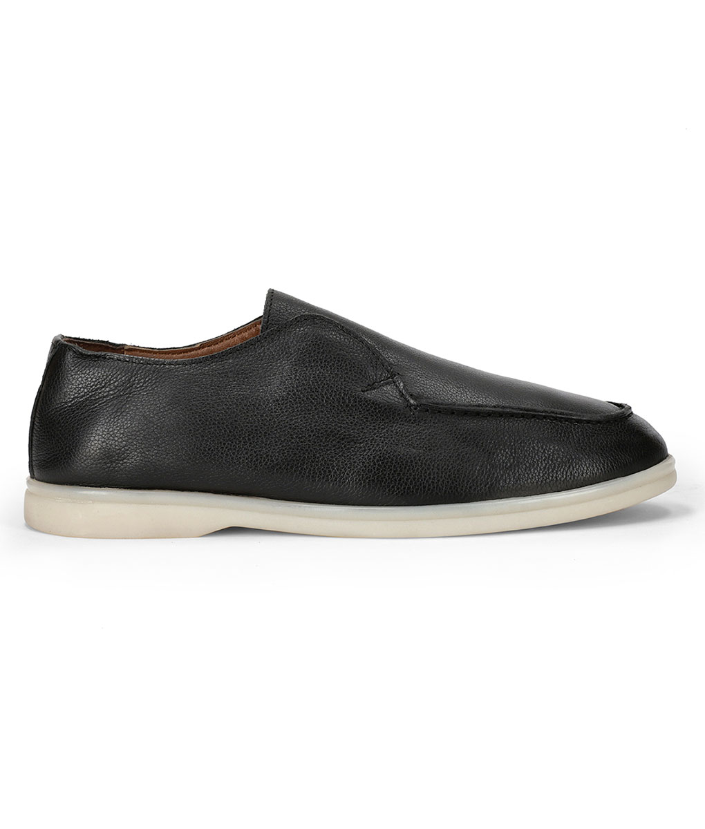mens black slip on boots