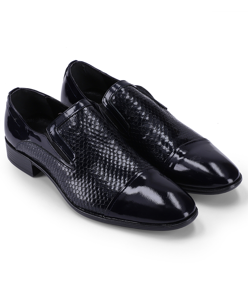 mens blue slip on shoes