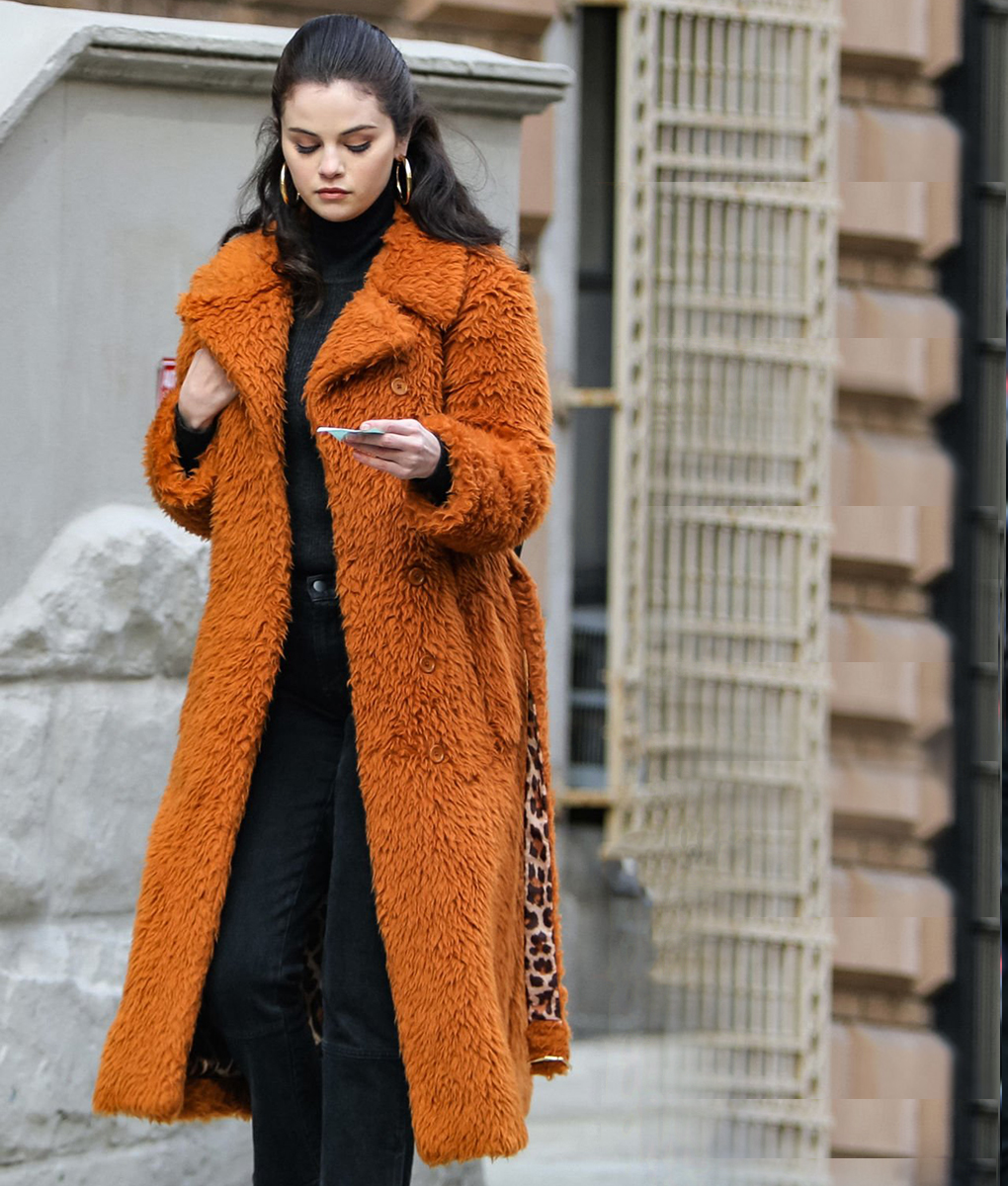 Only Murders in the Building Selena Gomez Mabel Fur Coat