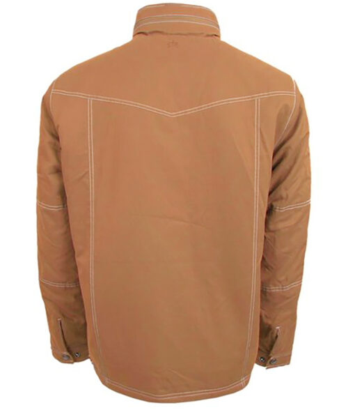 Ronin Men's Brown Western 4-Pocket Ranch Suede Jacket