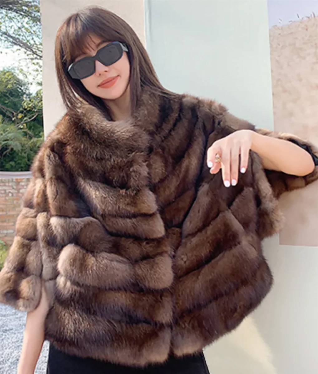 Stella Brown Faux Fur Coat