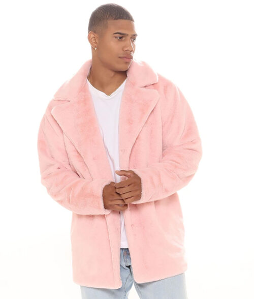 Victor Pink Mink Fur Coat