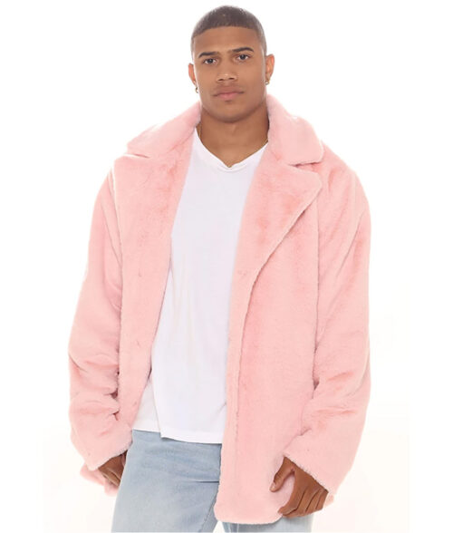 Victor Pink Mink Fur Coat