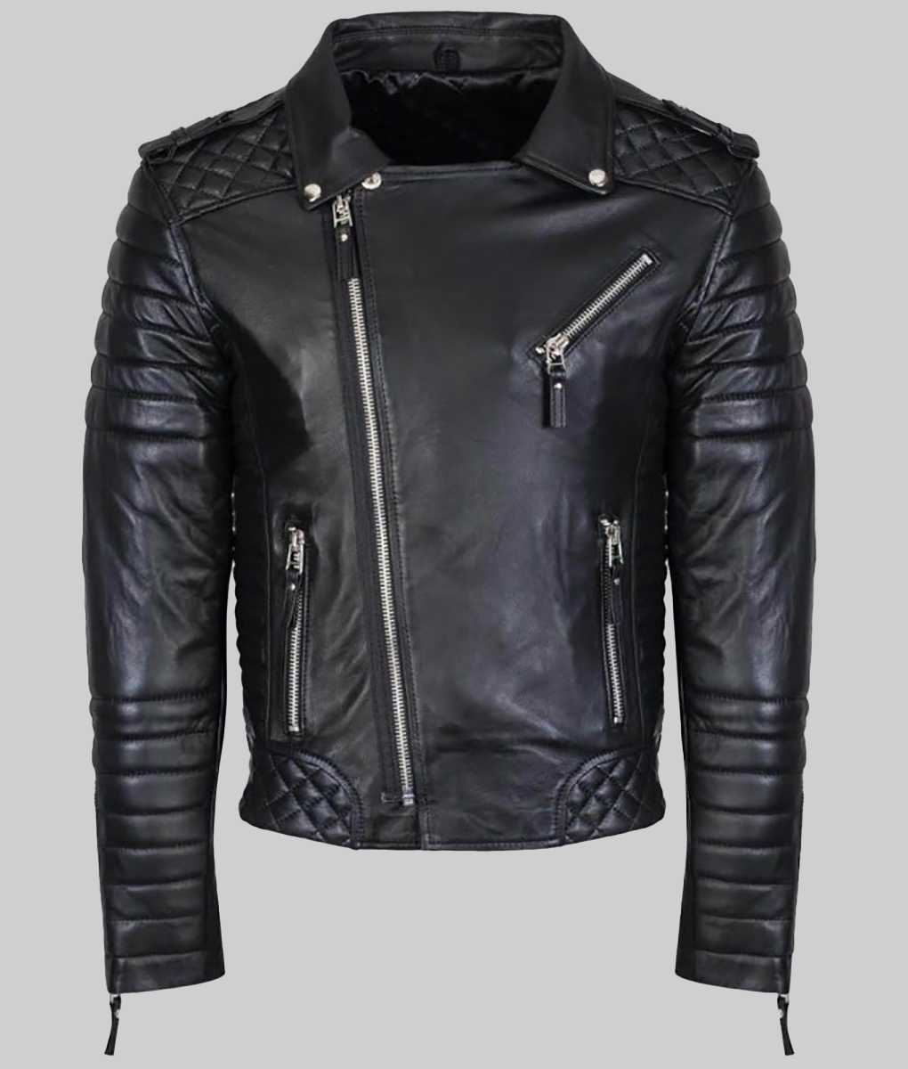 Yohan-Mens-Black-Bold-Moto-Leather-Racer-Jacket-FrontView