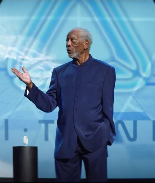 57 Seconds Morgan Freeman Coat