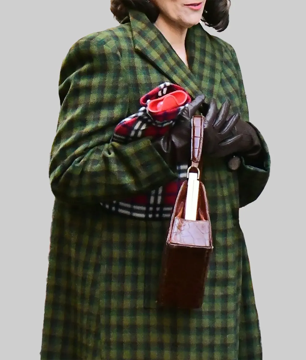 A Haunting In Venice Tina Fey Coat-Side View