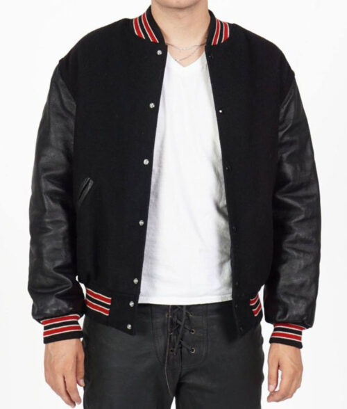 Briar Black Varsity Jacket