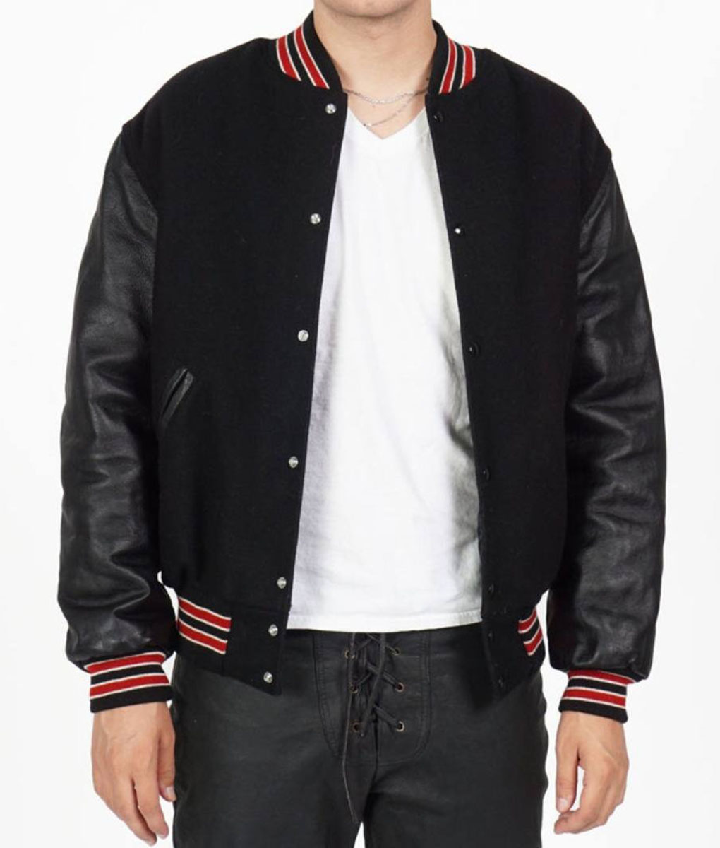 Briar Black Varsity Jacket
