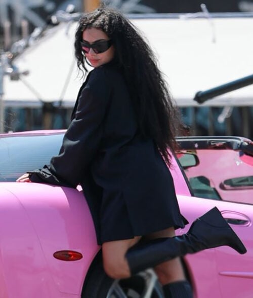 Charli XCX Black Oversized Blazer