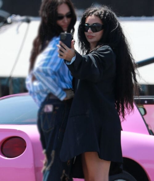 Charli XCX Black Oversized Blazer