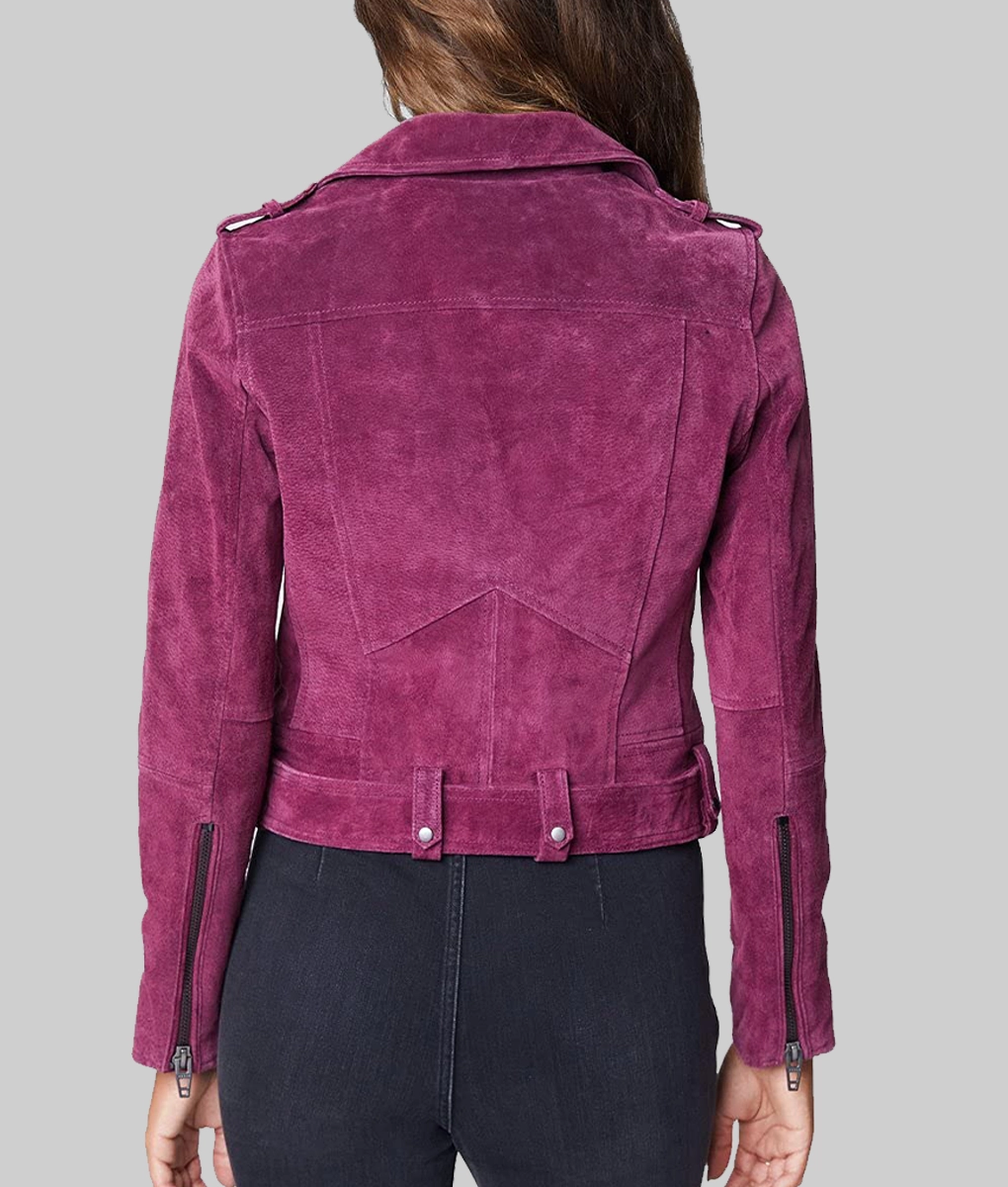 Choose Love Laura Cami Conway Leather Jacket - Back