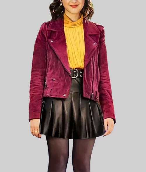 Choose Love Laura Cami Conway Leather Jacket - Celeb