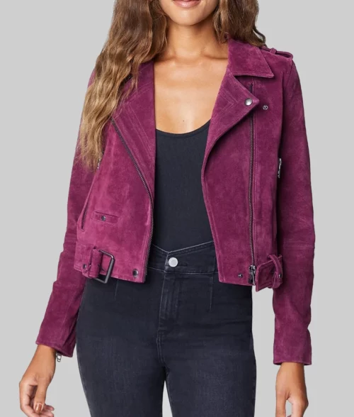 Choose Love Laura Cami Conway Leather Jacket - Front