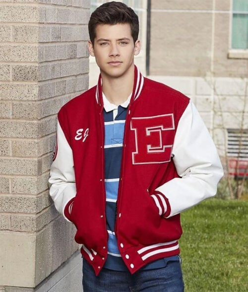 High School Musical EJ Red Varsity Jacket