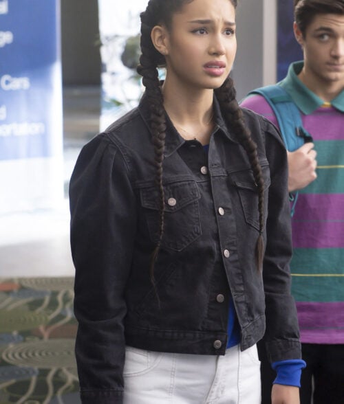 High School Musical Gina Porter Black Denim Jacket