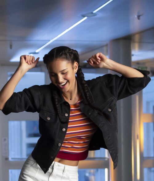 High School Musical Gina Porter Black Denim Jacket