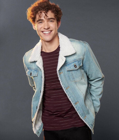 High School Musical Ricky Shearling Denim Jacket