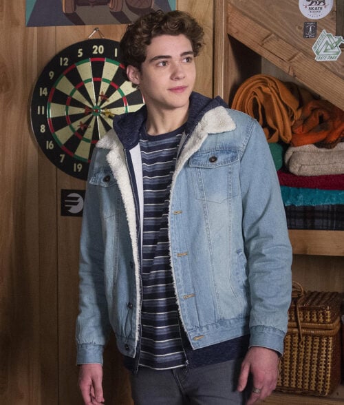 High School Musical Ricky Shearling Denim Jacket