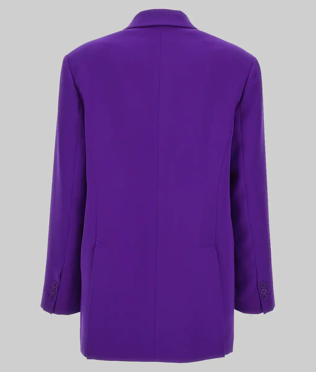 Jessica Alba Purple Blazer