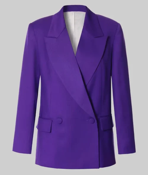Jessica Alba Purple Blazer