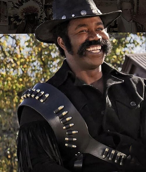 Outlaw Johnny Black Michael Jai Johnny Black Leather Jacket