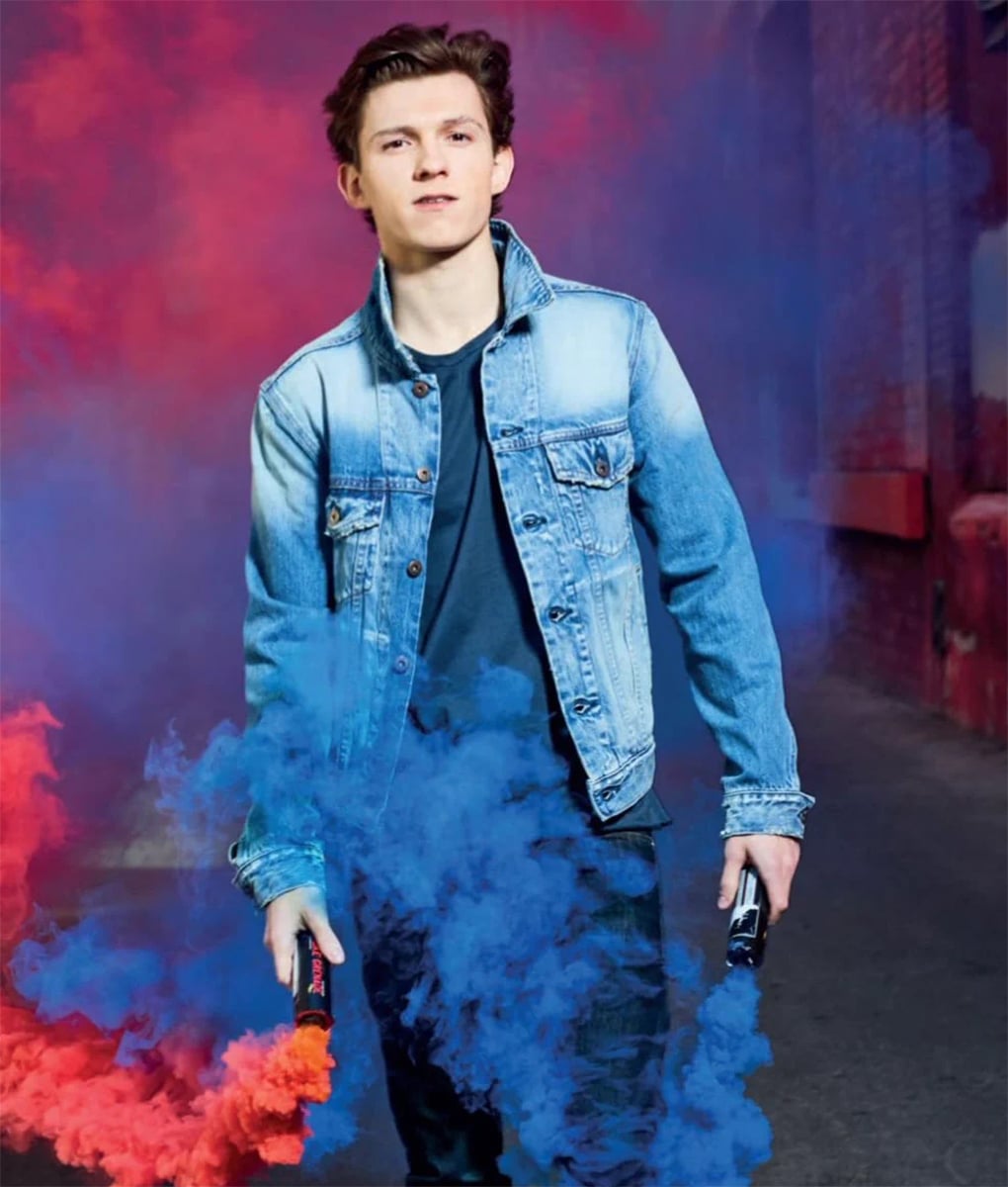 Spider-Man Homecoming Tom Holland Denim Jacket
