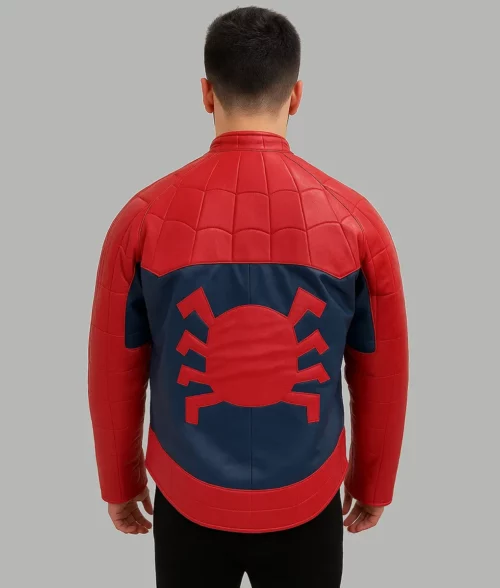 Spider-Man Lotus Warden Peter Parker Jacket-Back View