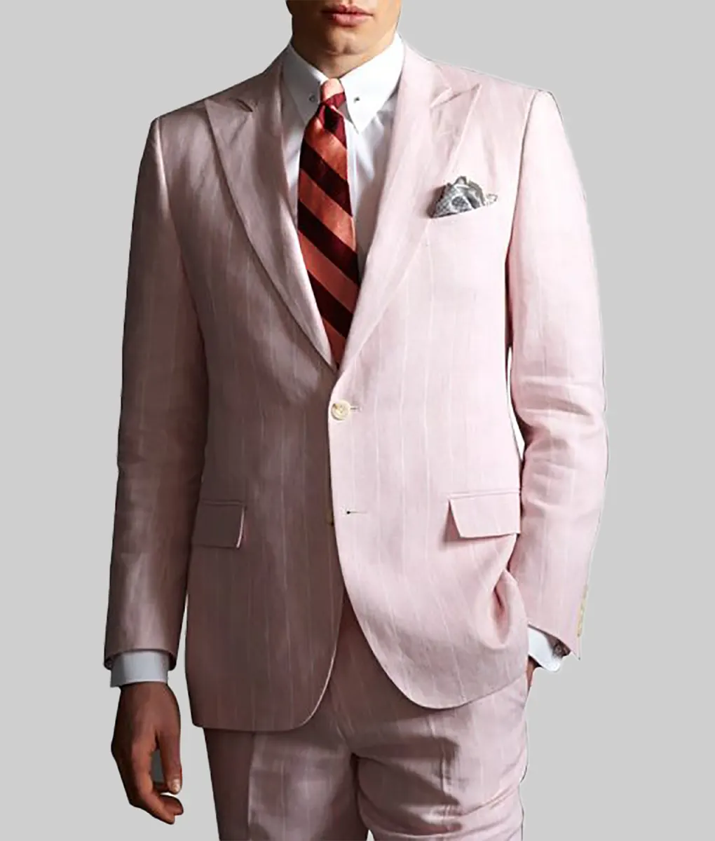 The Great Gatsby Leonardo DiCaprio Pink Suit