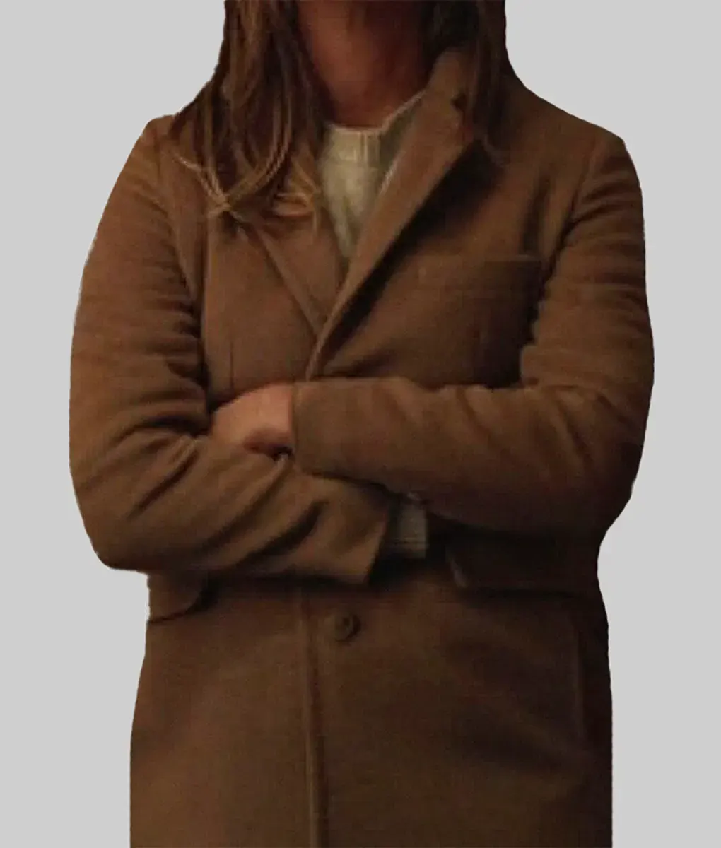 The Morning Show Alex Levy Brown Coat-Front View