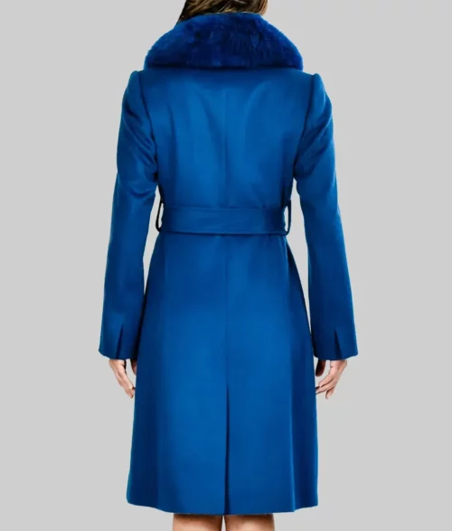 The Morning Show Bradley Jackson Blue Coat-Back View