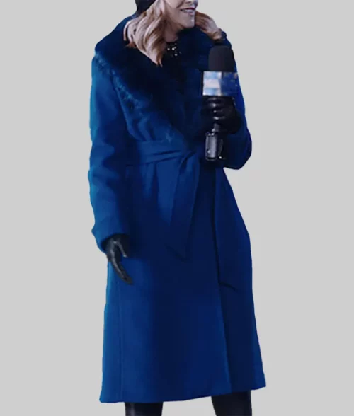 The Morning Show Bradley Jackson Blue Coat-Side View