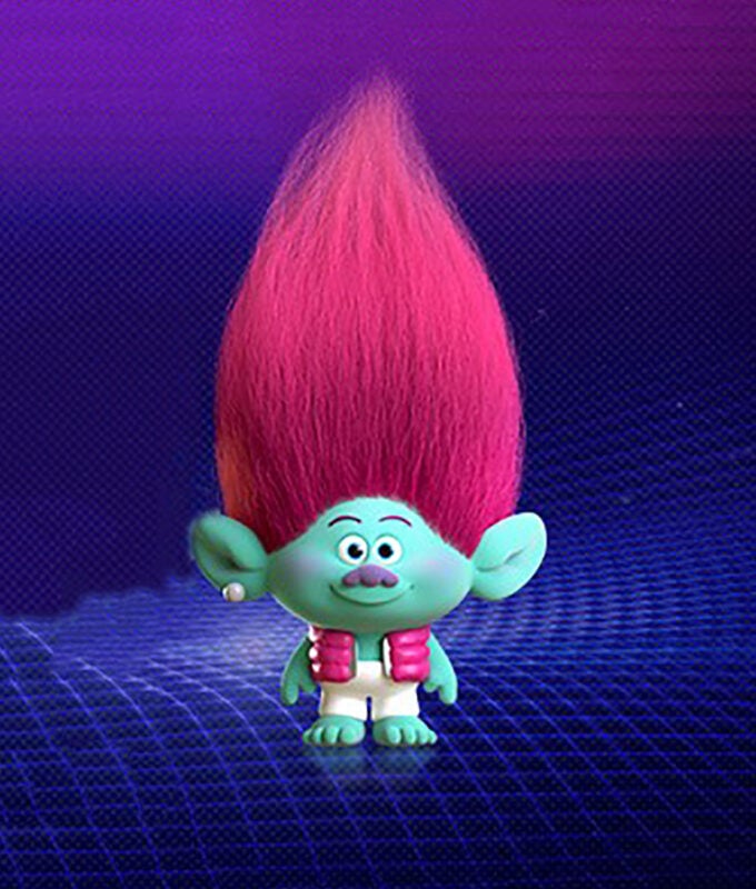 Trolls Band Together Floyd Pink Puffer Vest 
