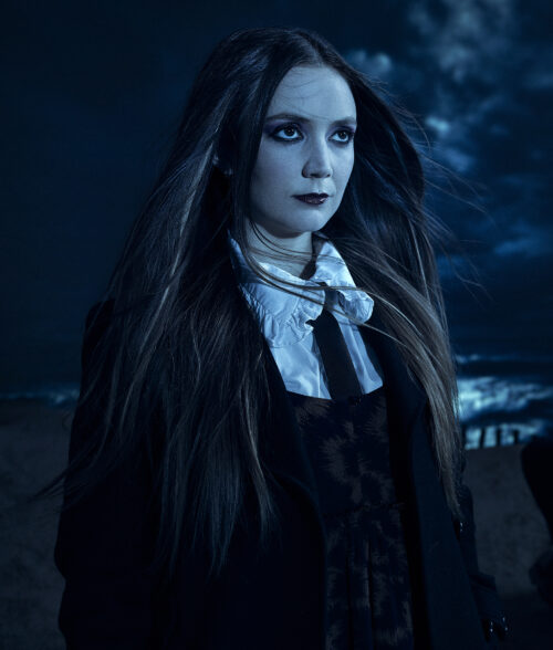 American Horror Story S09 Winter Anderson Black Coat