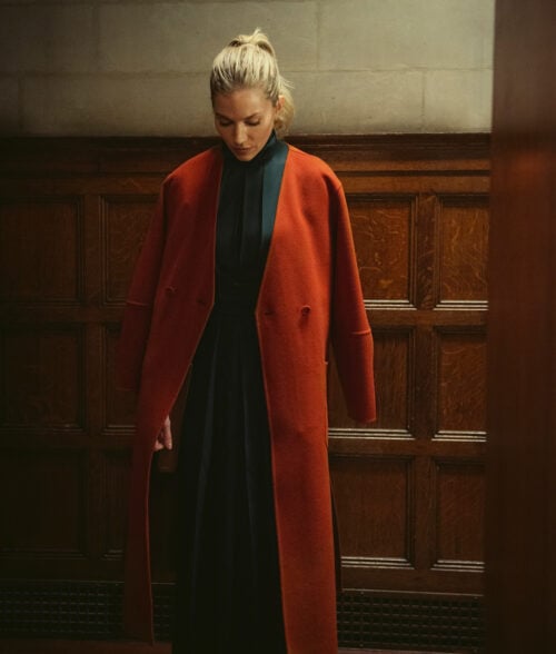 Anatomy Of A Scandal Sophie Whitehouse Orange Coat