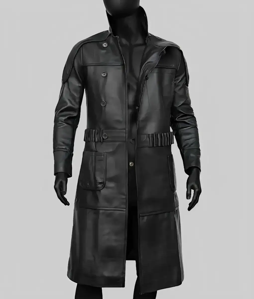 Blade Runner Batty Black Trench Coat-Generic