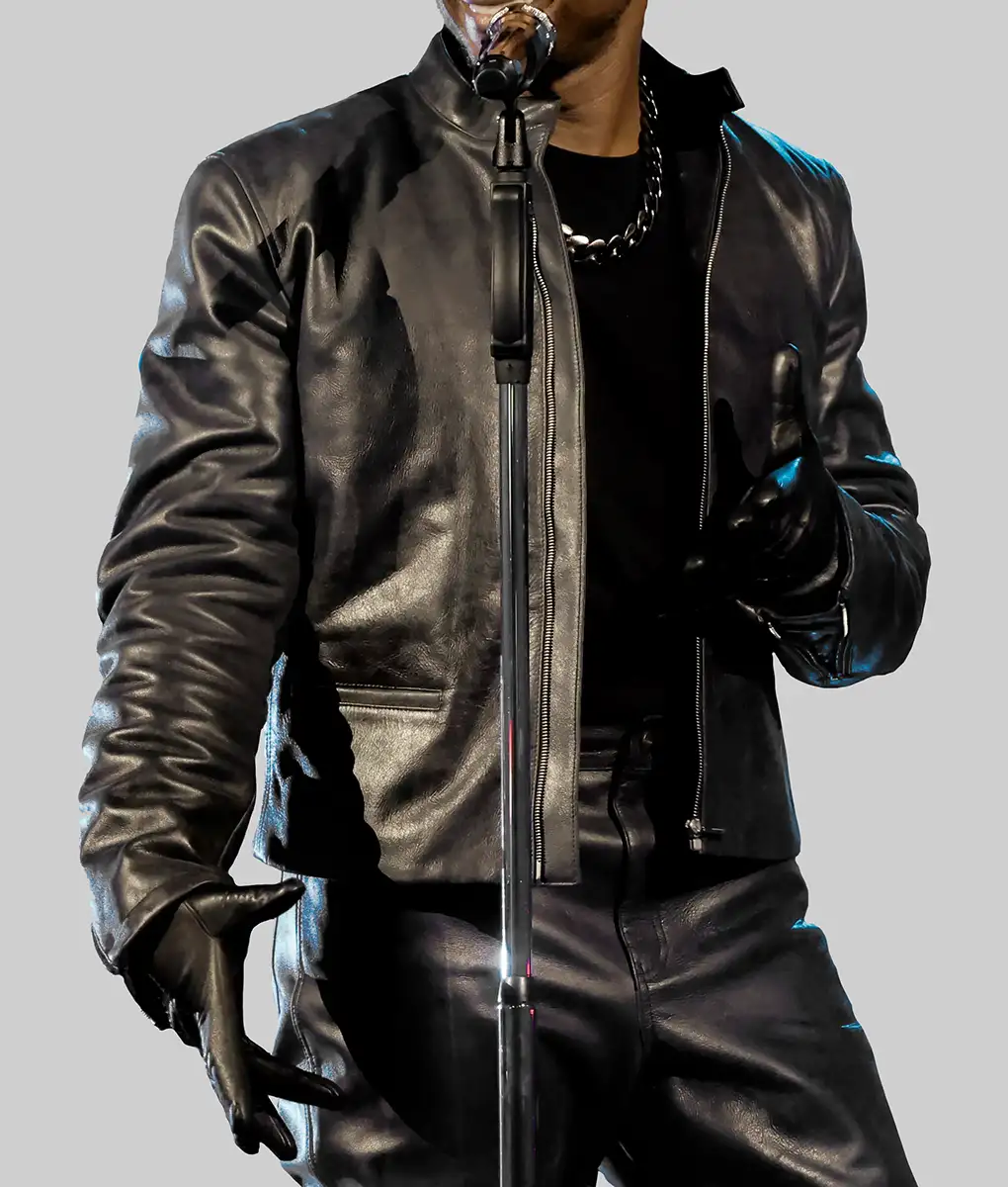 Block Party Usher Black Leather Jacket