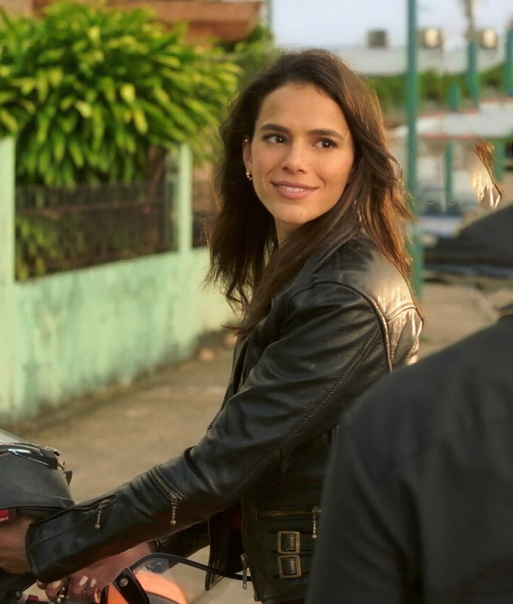 Blue Beetle 2023 Jenny Kord Black Biker Jacket