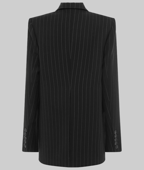 Found Gabi Mosely Black Blazer - Back View