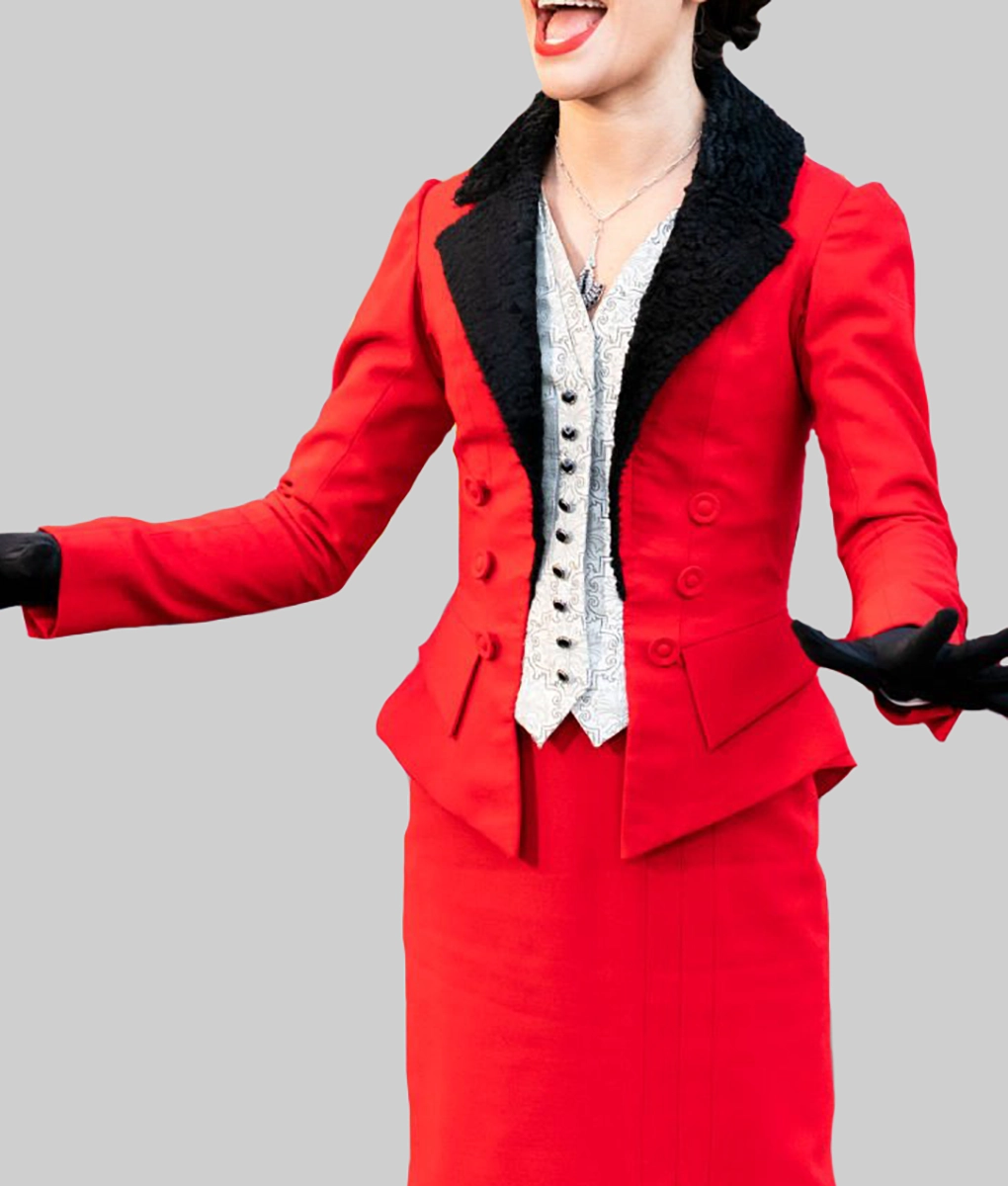 Funny Girl Lea Michele Red Blazer