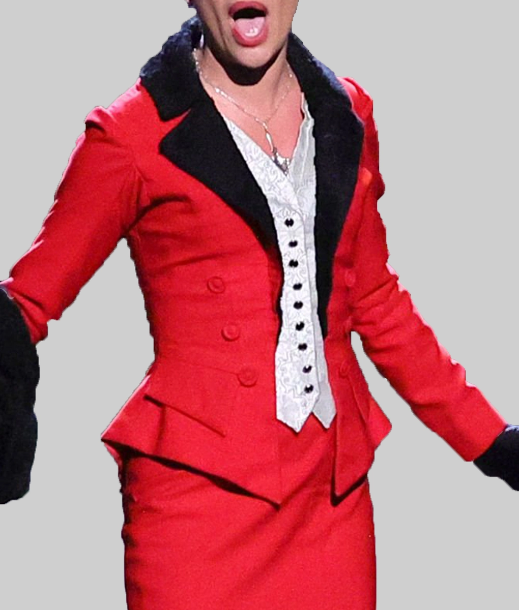Funny Girl Lea Michele Red Blazer