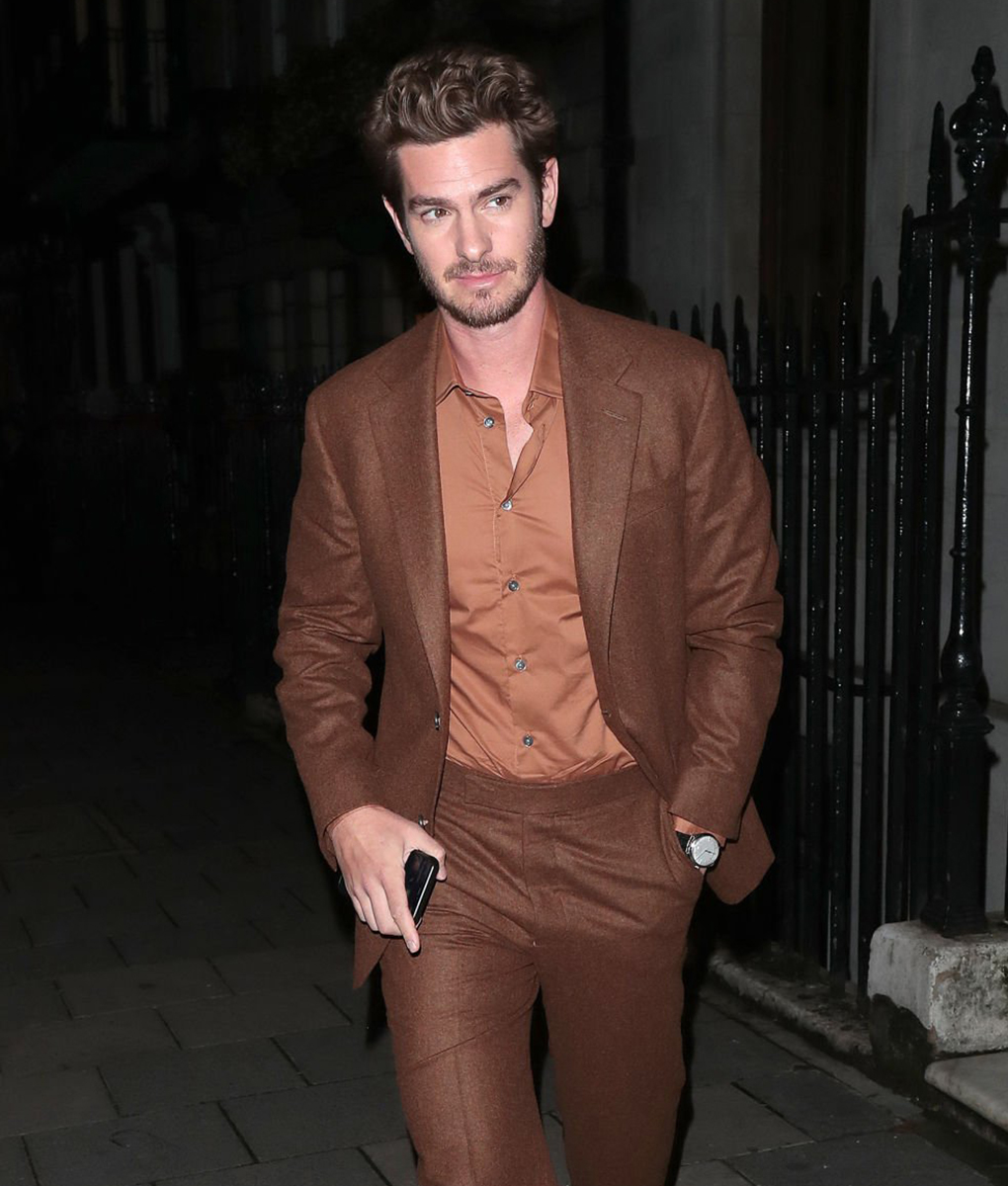 Gala 2023 Andrew Garfield Brown Suit
