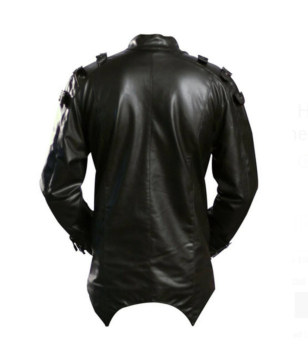 Halloween Black Leather Jacket