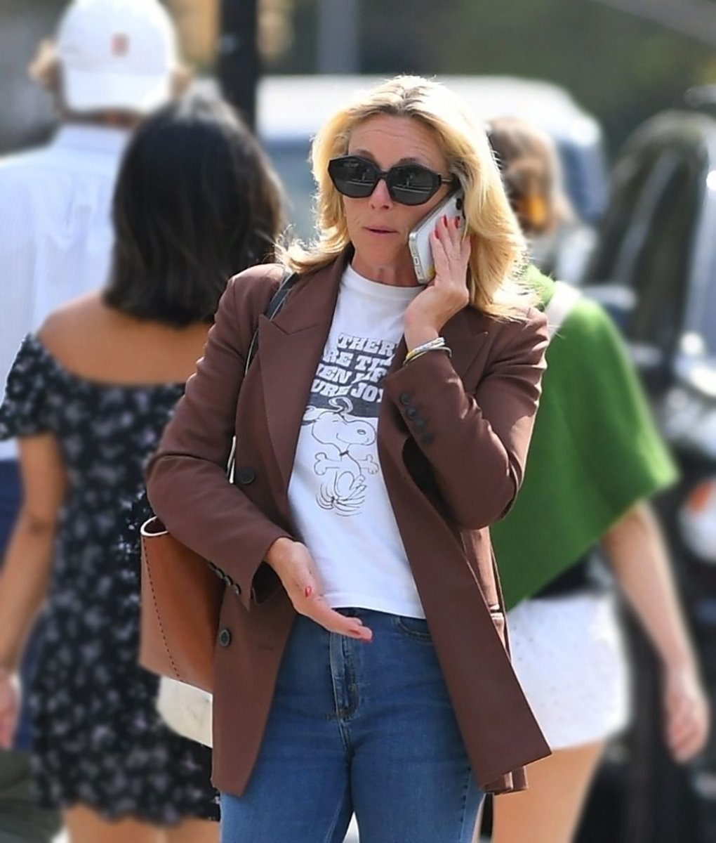 Jane Krakowski Brown Blazer | The Leather City