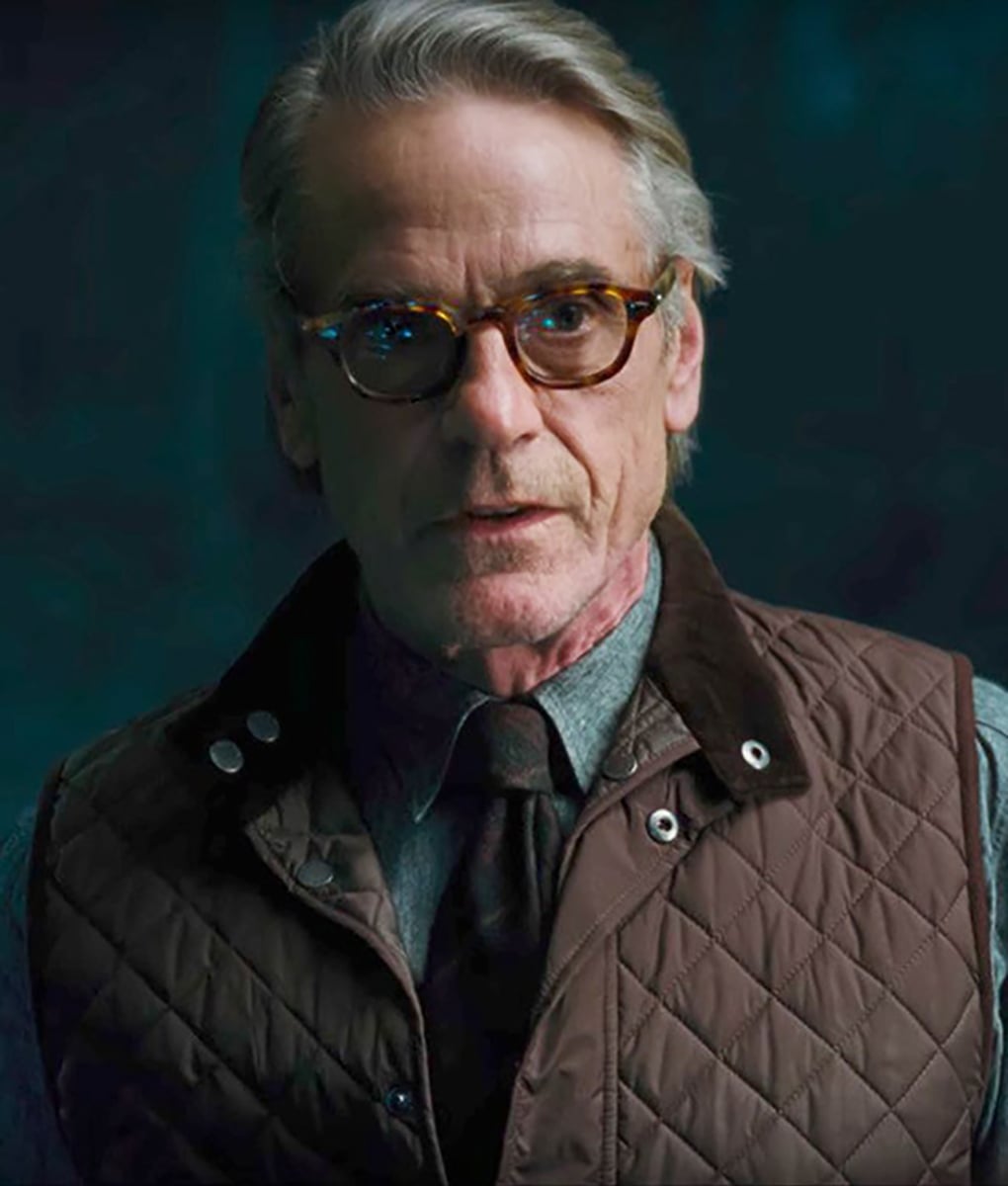 Justice League Alfred Quilted Brown Vest