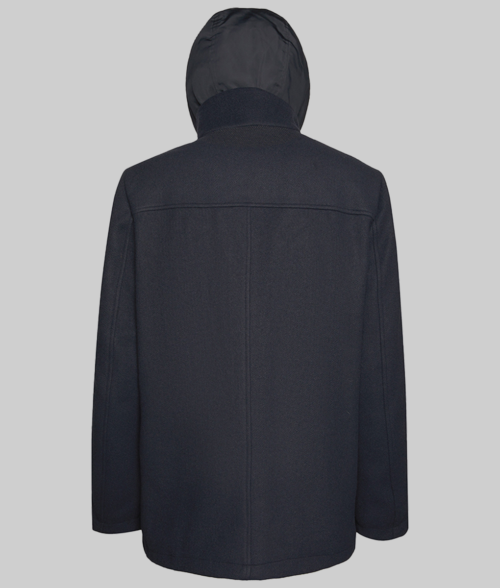 Lupin S01 Assane Black Hooded Coat