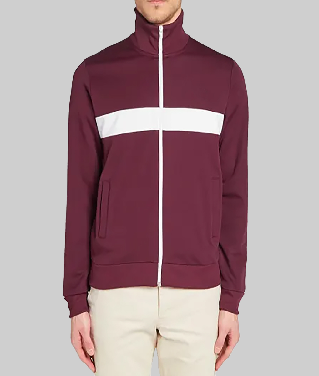 Lupin S01 Assane Burgundy Jacket