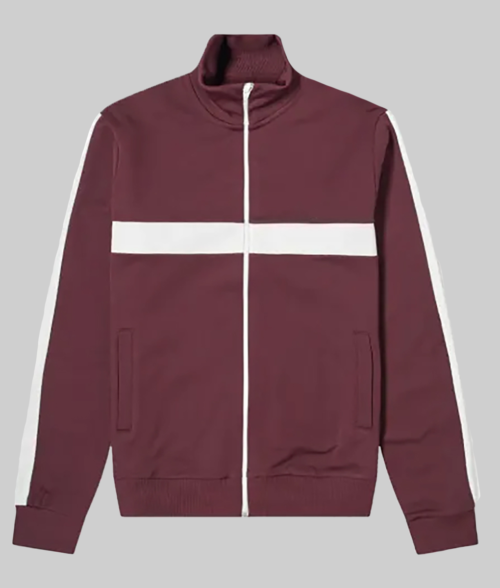 Lupin S01 Assane Burgundy Jacket