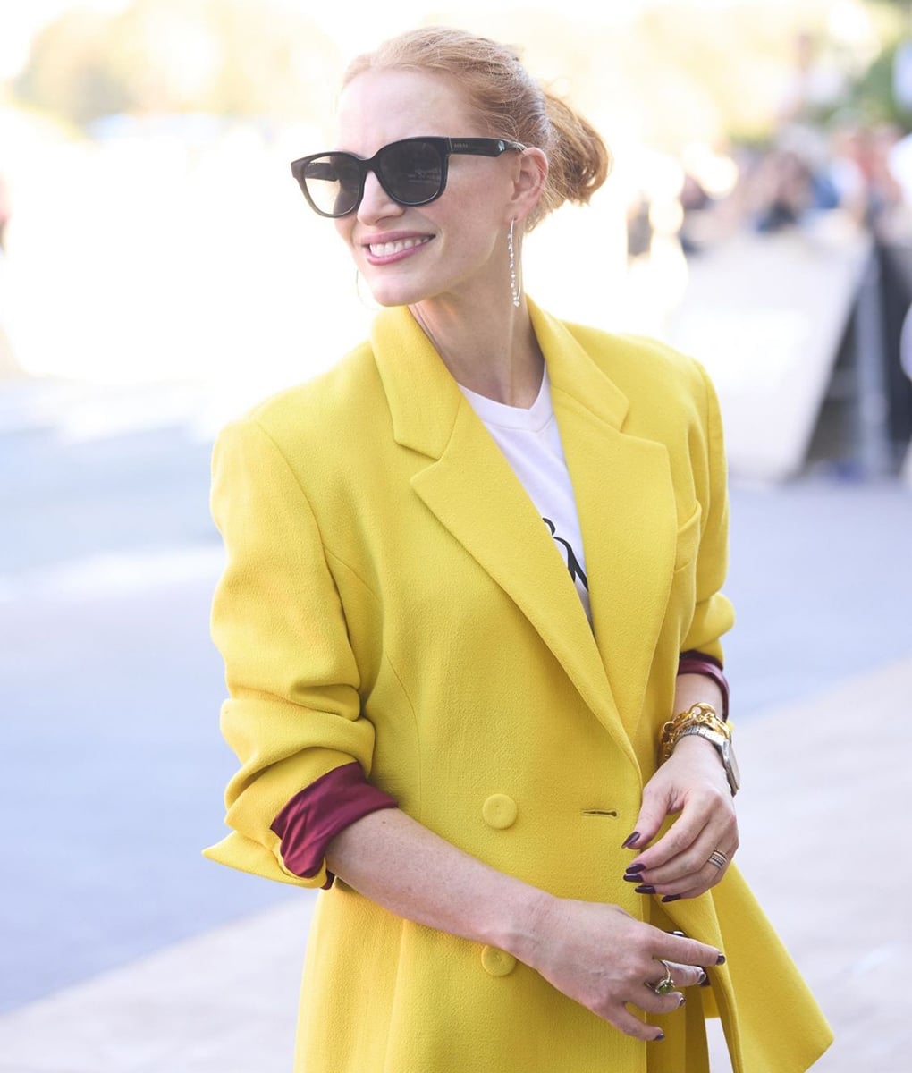 San Sebastian Film Festival Jessica Chastian Yellow Blazer